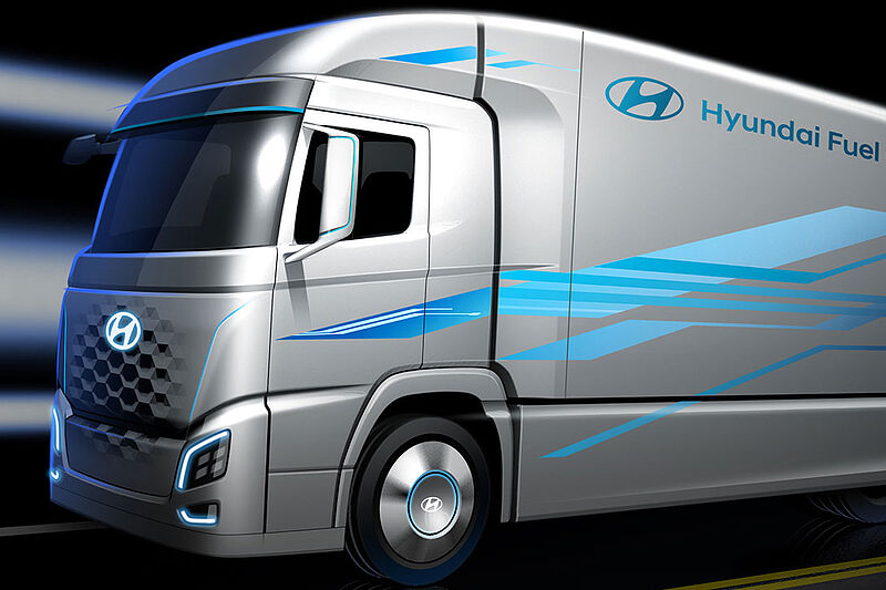 Hyundai Motor gibt Ausblick auf Lkw mit Brennstoffzellentechnologie