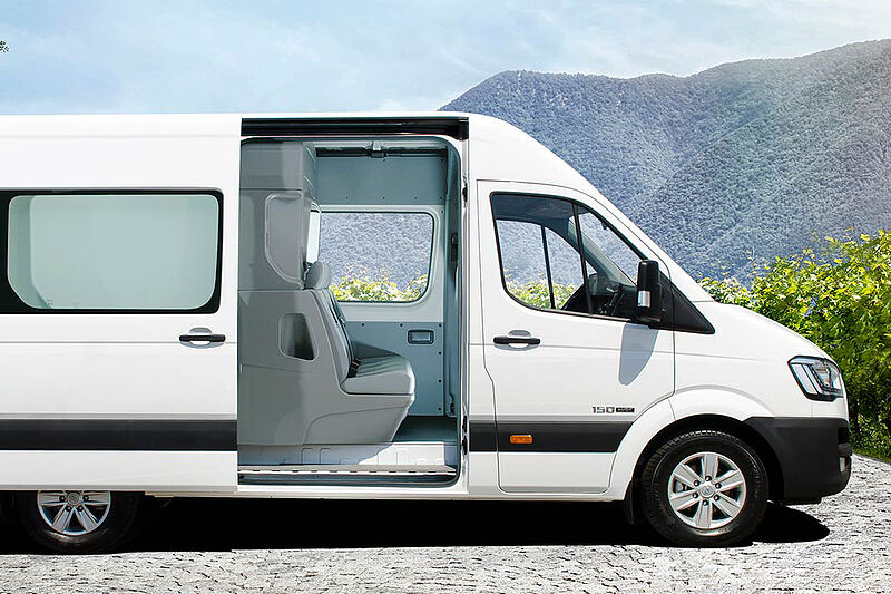 Hyundai H350 MultiCab für kombinierten Personen- und Warentransport