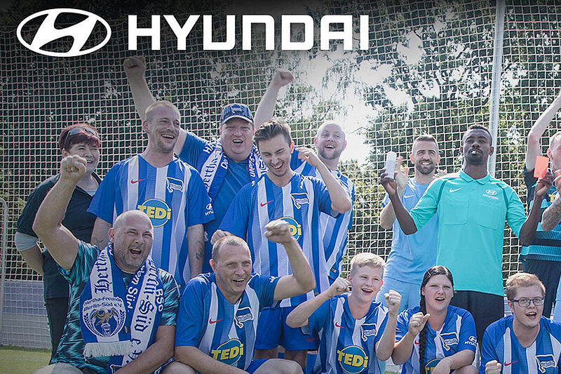 Hyundai bringt Fans und Spieler von Hertha BSC zusammen