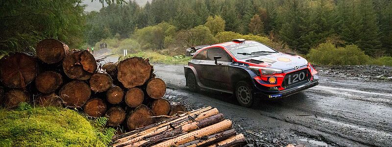 Neuville Zweiter - Hyundai auch bei Rallye Wales auf dem Podium