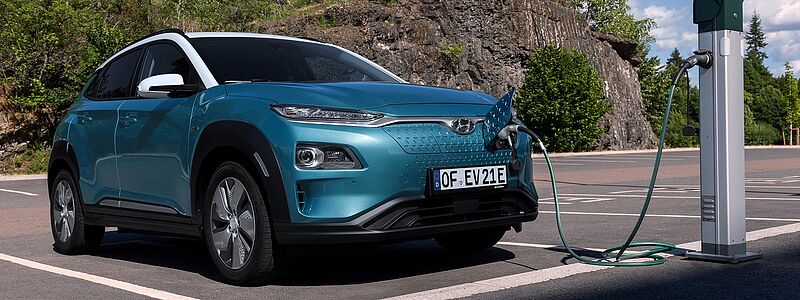 Hyundai Kona Elektro mit verbesserter Reichweite