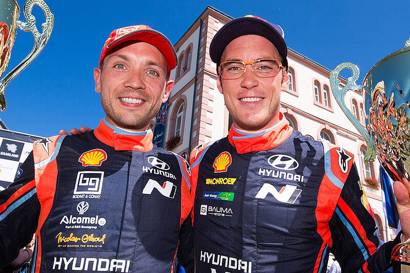 Thierry Neuville erringt Platz zwei bei der Rallye Deutschland