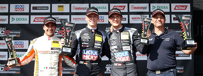 ADAC TCR Germany: Hyundai Team Engstler jubelt auch in Hockenheim