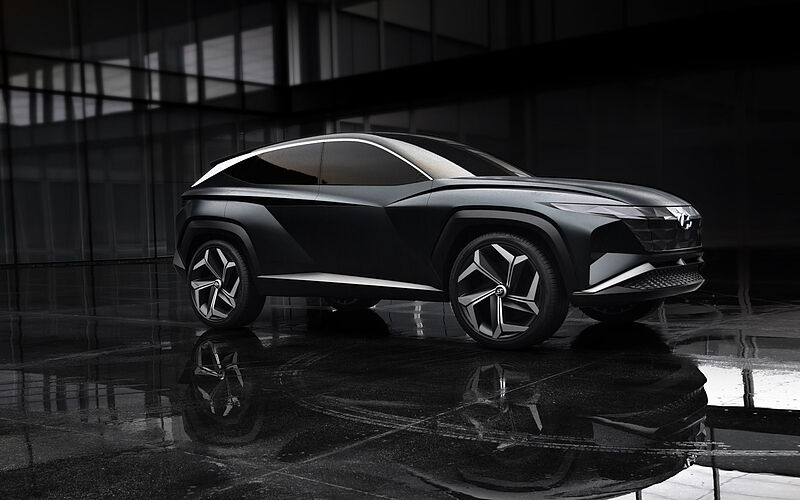 Hyundai enthüllt Vision T Plug-in-Hybrid SUV Konzept in Los Angeles