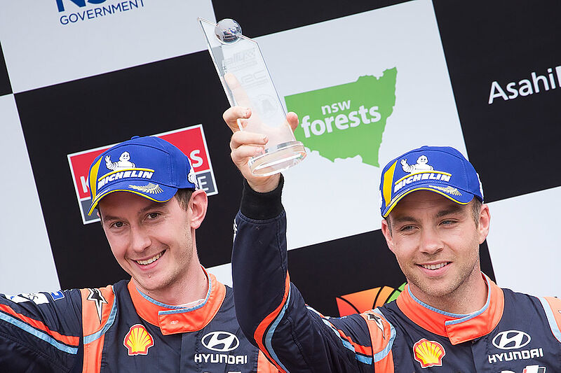 Hyundai beendet WRC-Saison mit Podiumsplatz in Australien