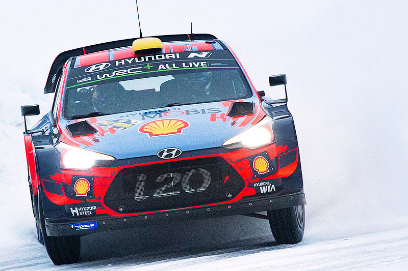Rallye Schweden: Hyundai jubelt erneut auf dem Podium