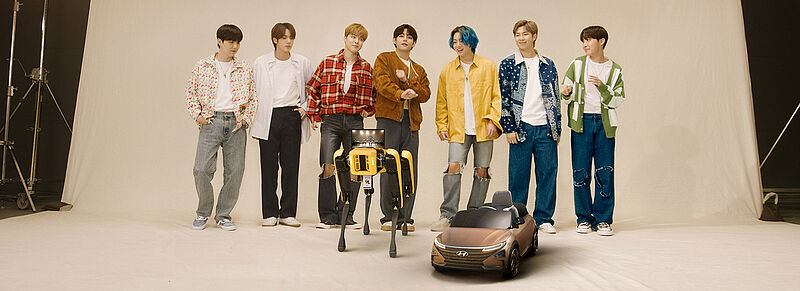 Hyundai Motor Welcomes Boston Dynamics with Special Video Showing BTS